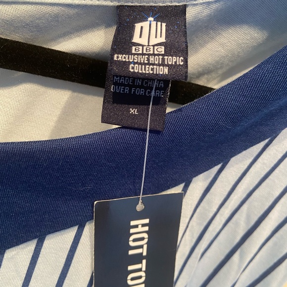 NEW NWT - Dr Who police call box Peter Pan collar - Size XL - Picture 4 of 7